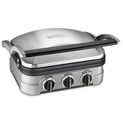 Cuisinart Panini Press, Sandwich Maker, Griddler (5-in-1)