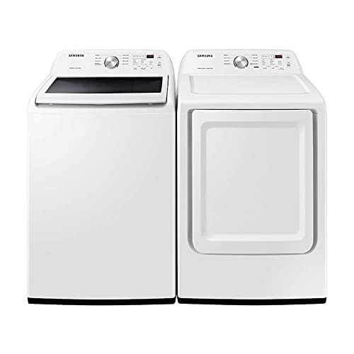 Samsung White HE Top Load Washer/Dryer Pair