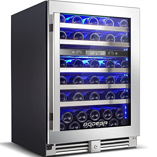 BODEGA 24" Wine Cooler, 56 Bottle Dual Zone
