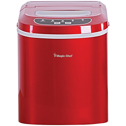 Magic Chef Red Ice Maker - 27Lb Capacity