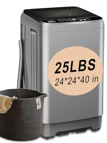 Compact Portable 25lbs Washing Machine with LED Display