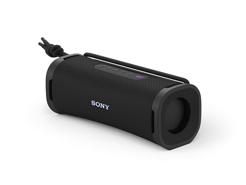 Portable Sony Bluetooth Speaker with Enhanced Bass, Waterproof Black