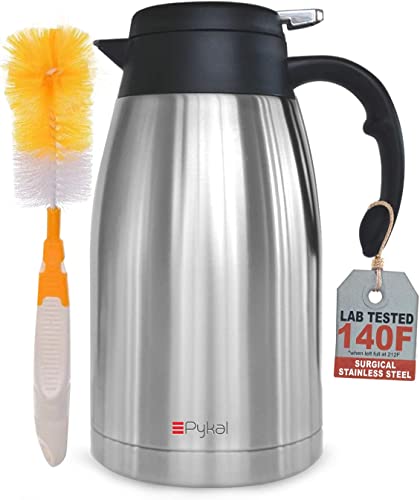Pykal Thermal Coffee Carafe Stainless Steel - 2L
