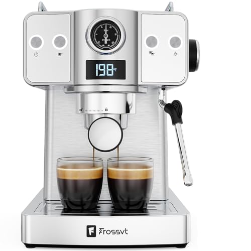 20 Bar Espresso Machine with Milk Frother & Steam Wand