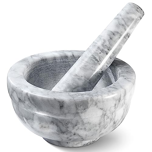 Sagler Small Marble Mortar and Pestle Set - 3.75 x 2