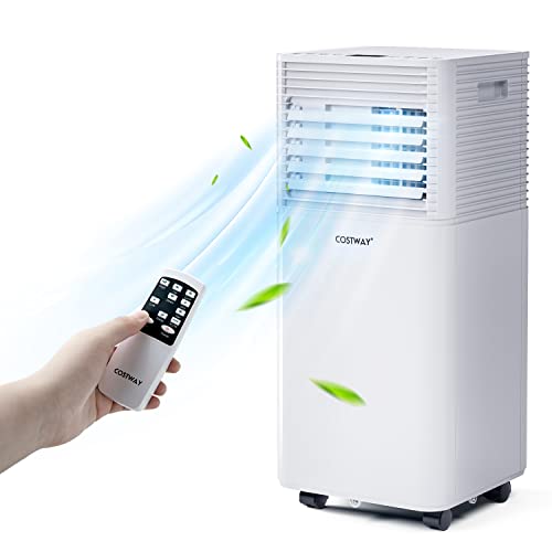 COSTWAY Portable Air Conditioner, 8000 BTU - White