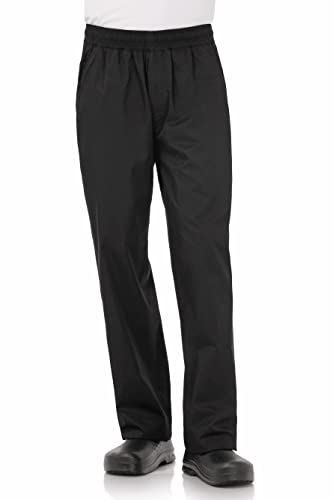 Black Chef Works Lightweight Baggy Pants - Size Large