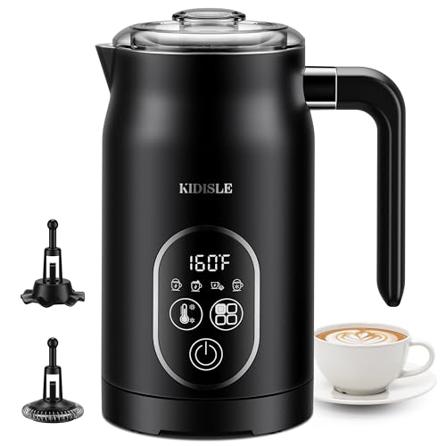 4-in-1 Electric Milk Frother & Steamer for Coffee