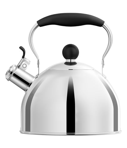 2 Quart Stainless Steel Whistling Tea Kettle for Stovetop