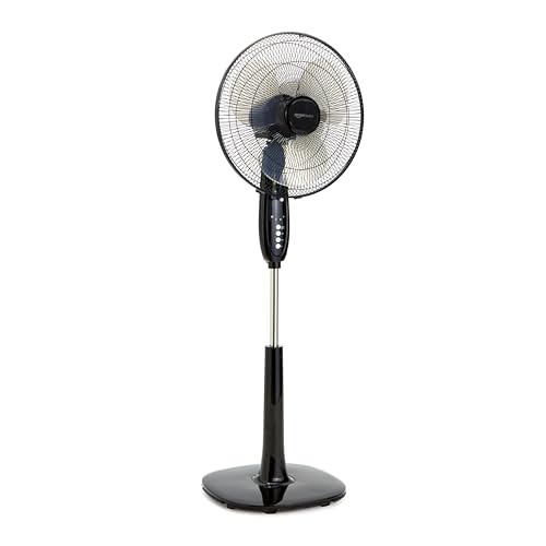 16-Inch Pedestal Floor Fan with Remote Control