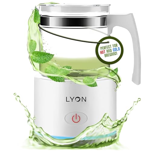 Lyon Electric Kettle with Tea Infuser & Foam Maker