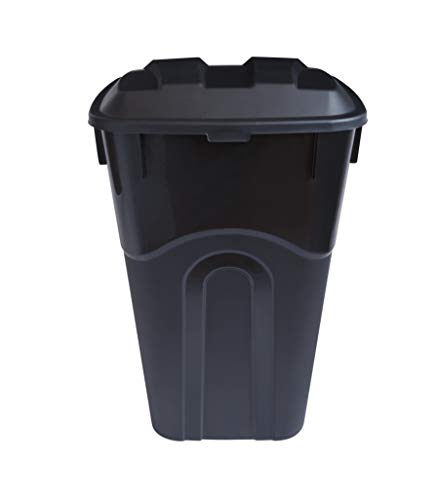 32 Gallon Outdoor Trash Bin with Attached Lid
