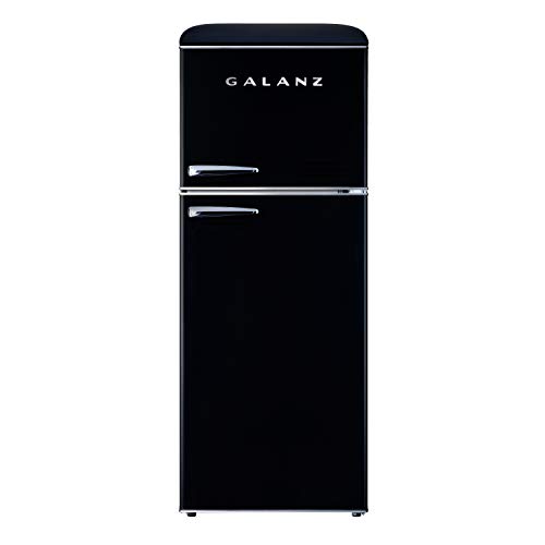 Galanz Retro Refrigerator with Freezer, Adjustable Thermostat, 10 cu ft