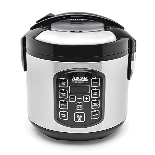 Aroma Housewares 4-Cup Rice Cooker, Black