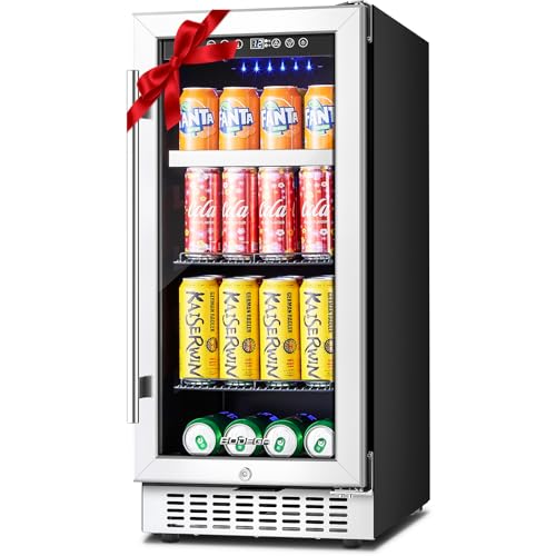 15" BODEGA Beverage Refrigerator: Built-in & Freestanding, 100-Can Capacity
