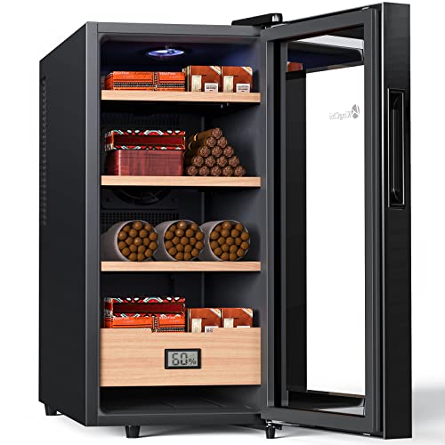 26L Electric Cigar Humidor Cabinet with Spanish Cedar