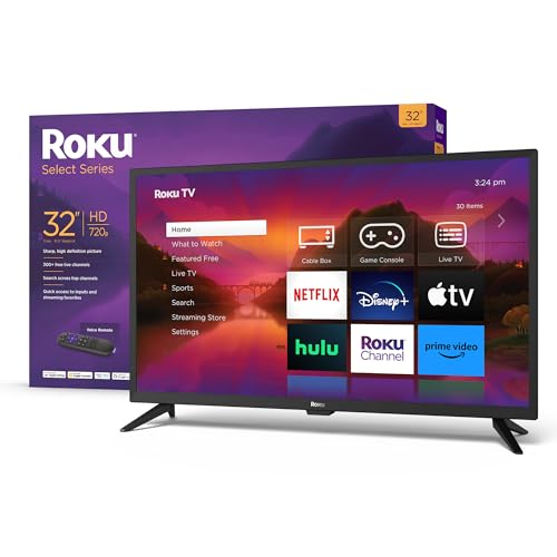 32" Smart RokuTV with Voice Remote and Customizable Screen