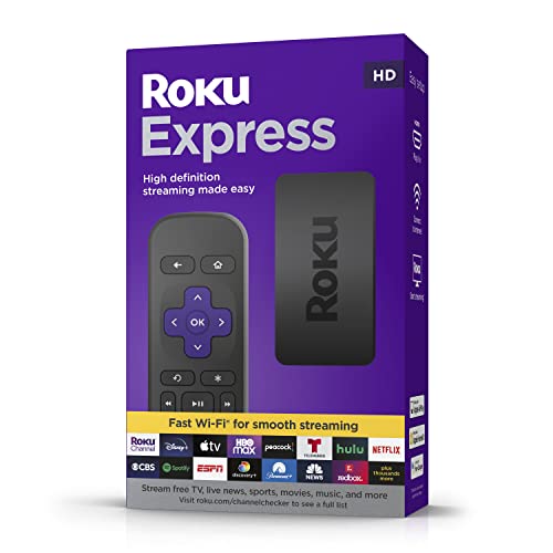 Roku Express: HD Streaming Device with Standard Remote