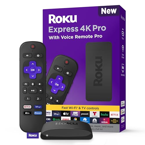 Roku Express 4K Pro Voice Remote - Streaming Device
