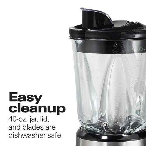 Hamilton Beach Blender with 14 Functions, Stainless Steel