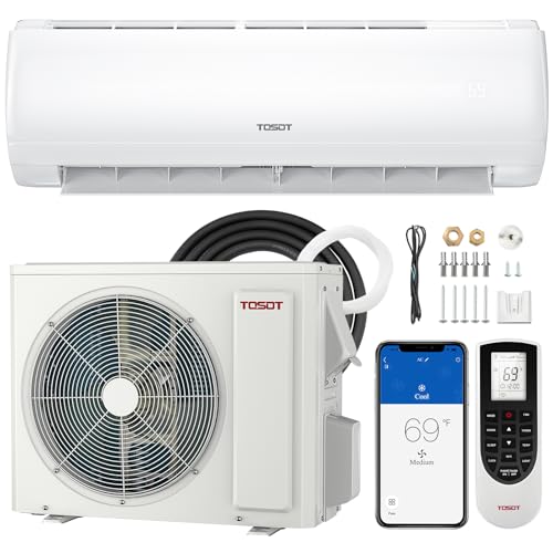 TOSOT 12,000 BTU Mini-Split AC Unit, Wifi Enabled