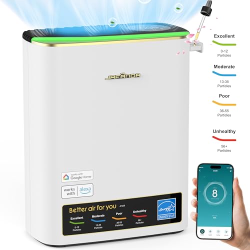 Jafända Large Room Air Purifier with True HEPA