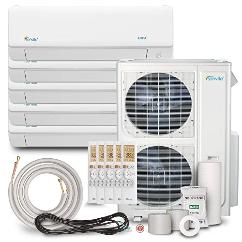 Senville 48000 BTU Five Zone Mini Split_AC Heat Pump