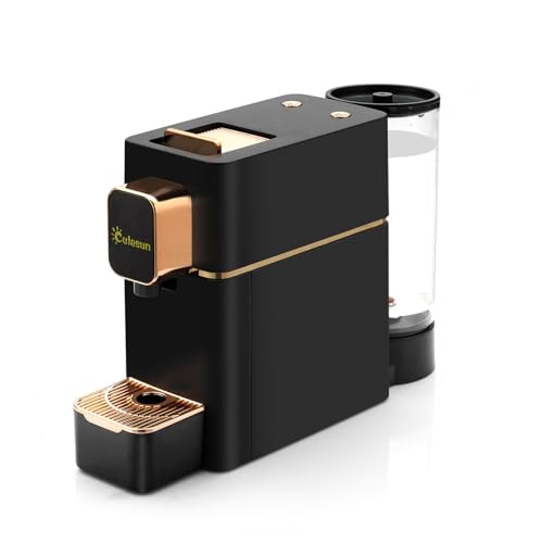 Compact Nespresso Compatible Espresso Maker with Bestpresso Coffee Capsules