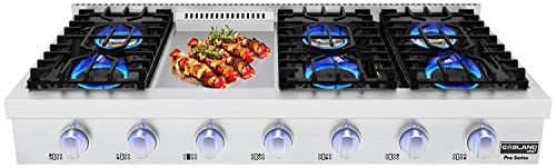 Gasland Chef Professional 48" 6-Burner Natural Gas Cooktop