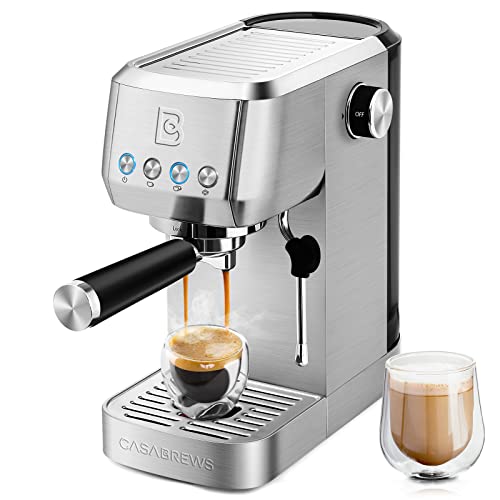 CASABREWS Professional Espresso Maker with Milk Frother