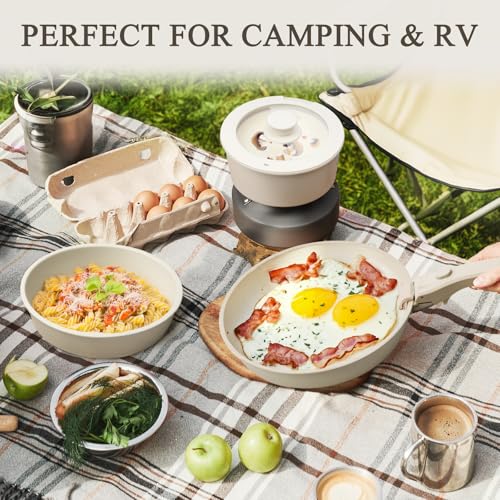 Non-Stick 5-Piece Detachable Handle Cookware Set