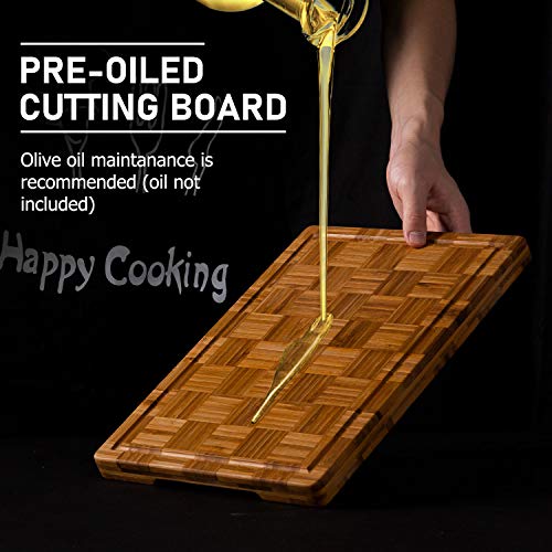 Extra Large Bamboo Cutting Boards Set of 3