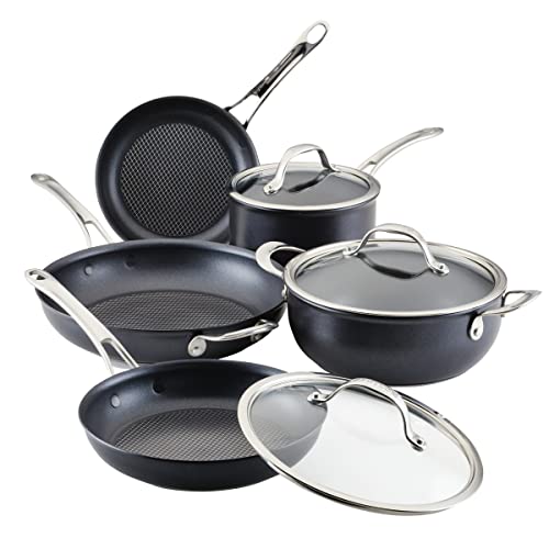 Anolon X 8-Piece Dark Gray Cookware Set