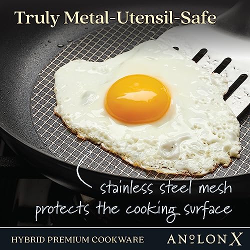 Anolon X 8-Piece Dark Gray Cookware Set