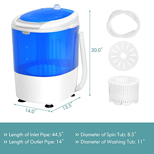 Giantex Mini Washer and Spinner Combo, 5.5lbs