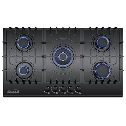 Empava 36" Gas Stove Cooktop with 5 Burners