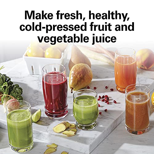 Hamilton Beach Cold Press Masticating Juicer Machine