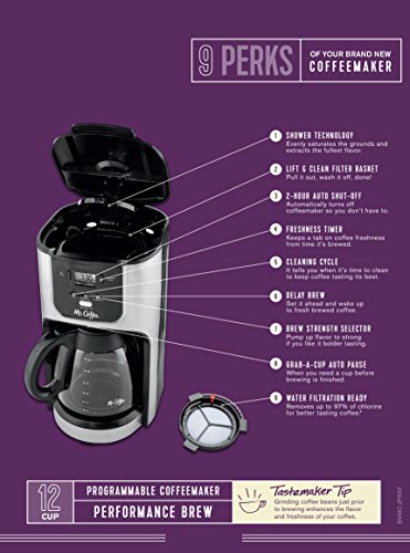 Mr. Coffee 12-Cup Programmable Coffee Maker