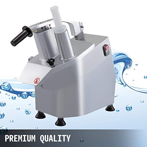 VEVOR 550W Commercial Vegetable Slicer with 6 Blades