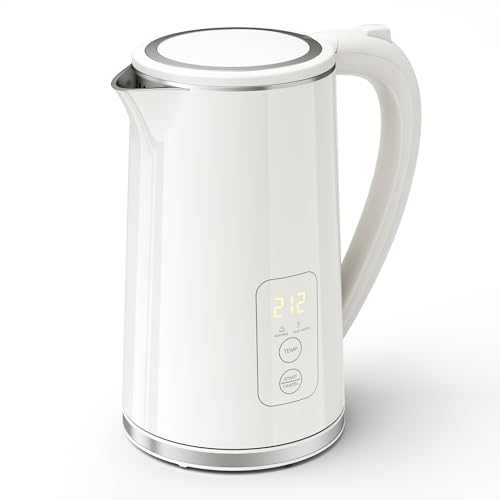Temperature Control Electric Kettle 1.7L LED Screen 6 Presets