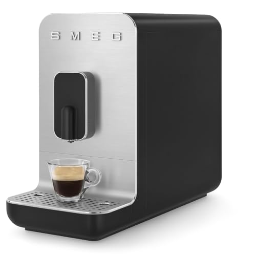 Smeg BCC01BLUS Black Fully Automatic Coffee Machine