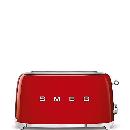 SMEG 50's Retro 4-Slice Toaster in Red