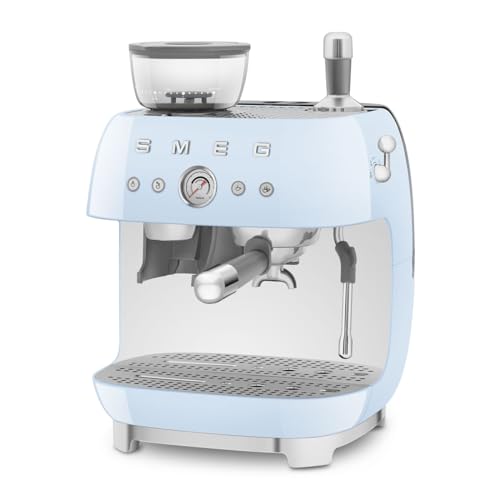 Smeg Retro Pastel Blue Espresso Machine