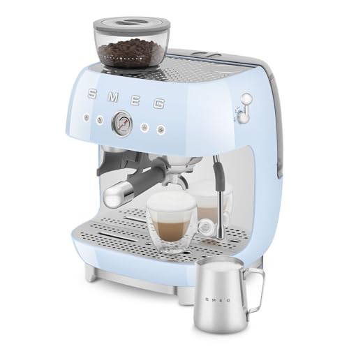 Smeg Retro Pastel Blue Espresso Machine