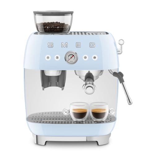 Smeg Retro Pastel Blue Espresso Machine