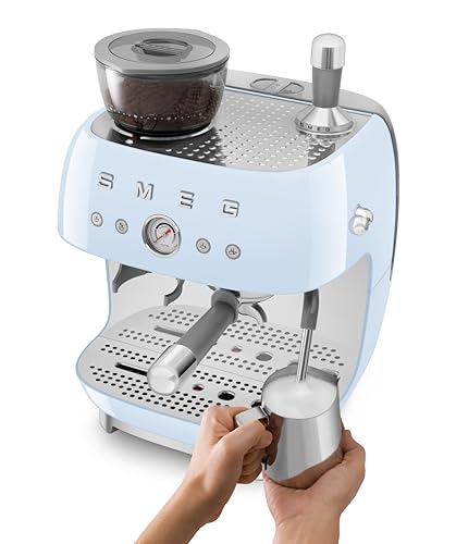 Smeg Retro Pastel Blue Espresso Machine
