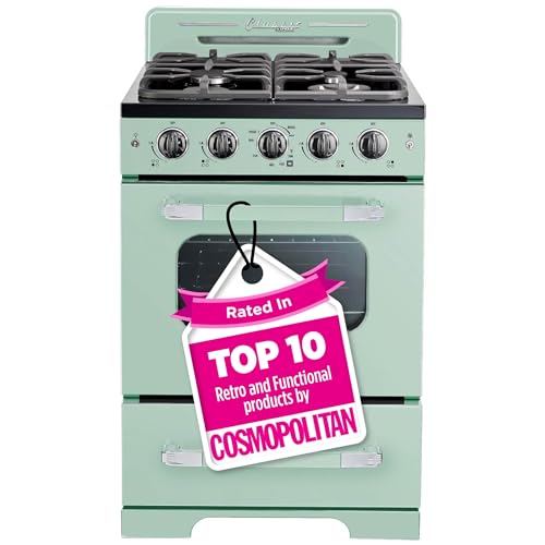 Retro 24" Gas Convection Oven with 4 Burners