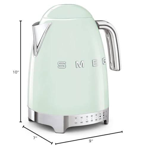 Smeg Retro 7-Cup Electric Kettle, Pastel Green