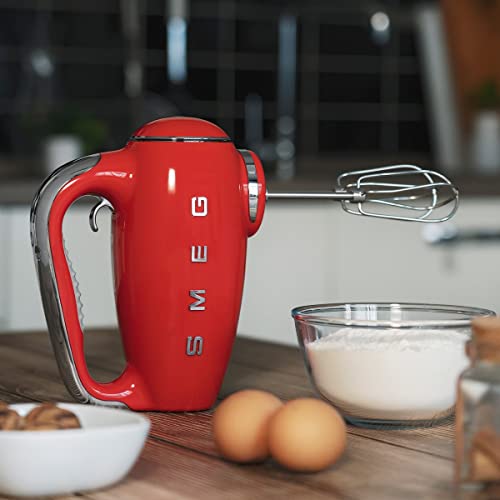Smeg Retro 50's Electric Hand Mixer - Red