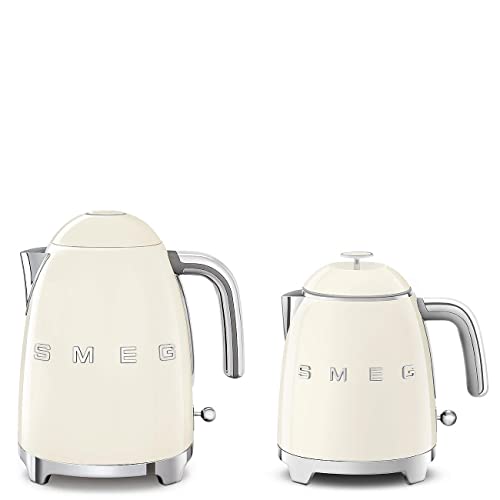 SMEG 0.8L Cream Kettle - Retro 50s Design